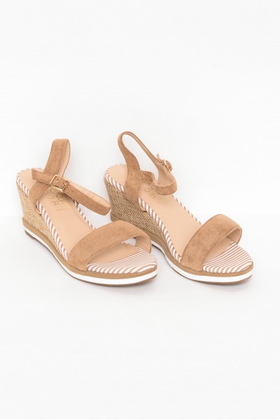 Token Beige Wedge Sandal