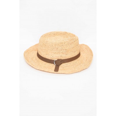 Valentine Natural Buckle Fedora