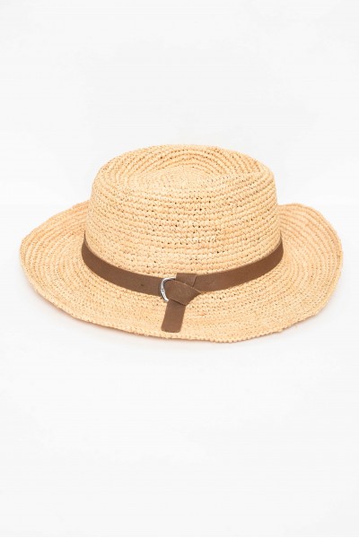 Valentine Natural Buckle Fedora